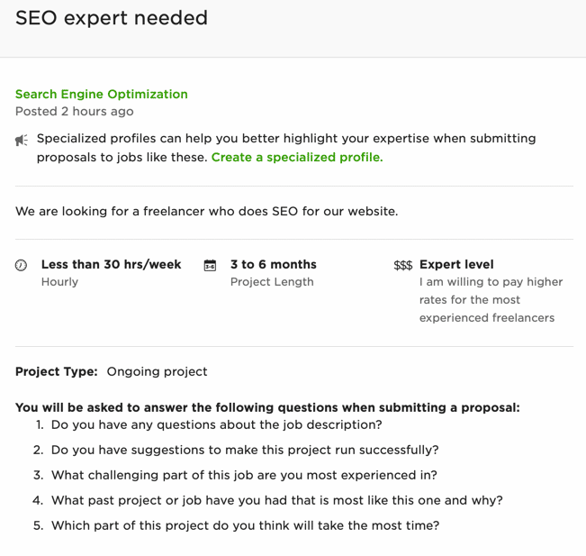 ¿Por qué buscar un freelancer de posicionamiento de páginas web?