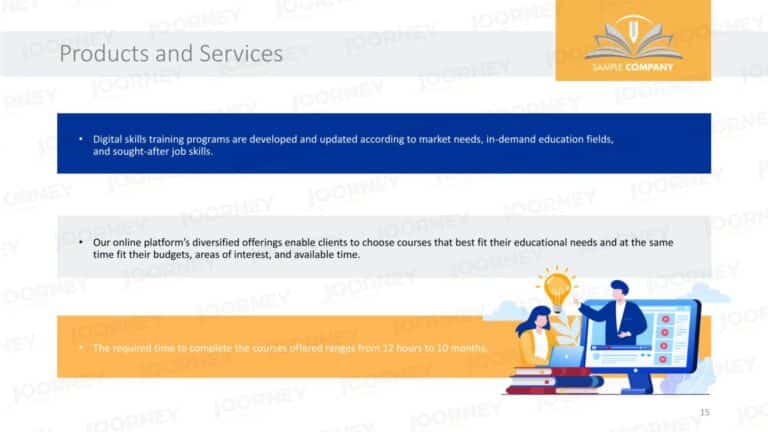 Servicios y productos de la Plataforma Académica
