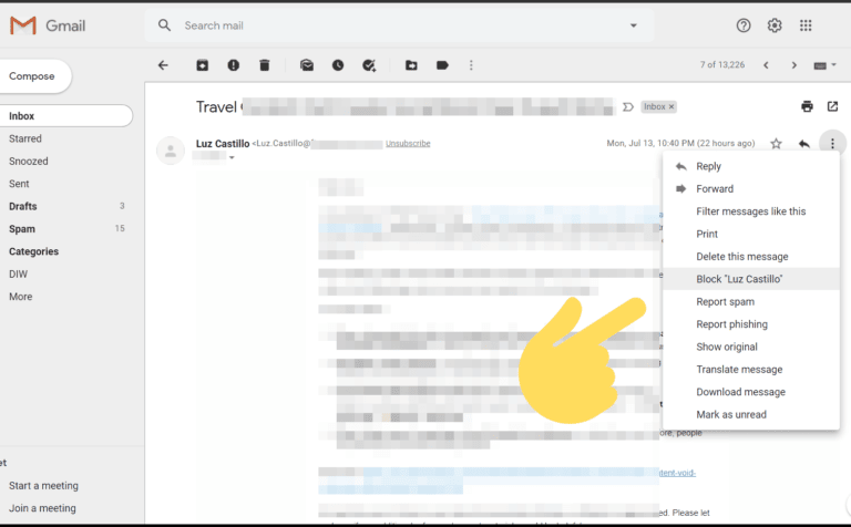 Instale un bloqueador de correo no solicitado para Gmail
