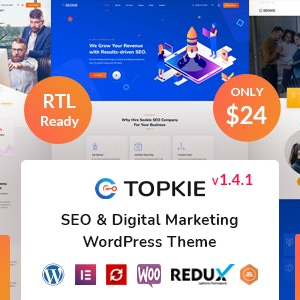 Topkie - SEO Marketing WordPress Theme